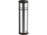 Isolierflasche EMSA "Mobilty", grau (silberfarben, anthrazit), 500ml, Edelstahl, Trinkflaschen, Isolierflasche, Edelstahl schwarz, SAFE LOC-Verschluss, 100% dicht, 12h heiß/24h kalt