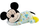 Plüschfigur CLEMENTONI "Disney Baby, Schlafender Baby Mickey", bunt, Plüschfiguren, Kinder, Plüschfigur, mit Licht und Sound; Made in Europe