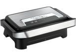 Kontaktgrill TEFAL "Inicio Compact, 2-in-1 Panini /Grill, antihaftbeschichtetete Platten", schwarz, B:28cm H:11cm T:26cm, Kontaktgrill_Standgrill_Tischgrill_Teppanyakigrill, Kontaktgrill, Platzsparendes Design, spülmaschinengeeignete Saftschale, GC270D