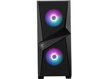 MSI PC-Gehäuse "MAG Forge 100R", schwarz, B:21cm H:49,9cm T:42,1cm, Computergehäuse, PC-Gehäuse