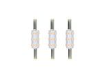 PAULMANN LED-Leuchtmittel "3er Pack 90lm 2200K 24V", Energieeffizienz: G, gelb (silberfarben), L:6,2cm Ø:1,4cm, Leuchtmittel, LED-Leuchtmittel
