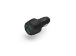 HAMA Schnelllade-Gerät "Auto Schnellladegerät 2x USB-C Power Delivery, Qualcomm 45 W Schwarz", schwarz, Ladegeräte, Schnelllade-Gerät