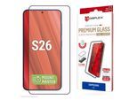 DISPLEX Displayschutzglas "Premium Glass Screen Protector Full Cover mit MountMaster", transparent, B:9,2cm H:1,5cm T:20mm, Displayfolien, Displayschutzfolie, Schutzfolie, Bildschirmschutz, kratz- & stoßfest, Displayschutzglas