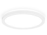 B.K.LICHT LED Deckenleuchte "BKL1598 Ultraflache Deckenlampe, LED Panel mit Backlight", weiß, 1, Ø 24cm H: 3cm, 1 Stk., Leuchten, 4.000K, 1.900 Lm, 16W, indirekte Hintergrundbeleuchtung, ⌀24cm, Weiß, LED Deckenleuchte