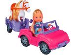 Minipuppe SIMBA "Evi Love Horse Trailer", bunt, Puppen, Kinder, Minipuppe