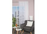 Vorhang HOME WOHNIDEEN "BLATTANO" Gr. 1, weiß, B:140cm H:245cm, Ausbrenner, Polyester, Viskose, Gardinen, Vorhang, HxB: 245x140