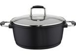 Kochtopf GSW "Scala", schwarz, H:12,5cm Ø:28cm, Töpfe, Kochtopf, Induktion