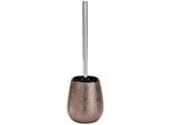 WC-Garnitur WENKO "Marrakesh", braun, B:12,5cm H:41cm, Keramik, Reinigungsbürsten, WC-Garnitur