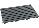 Badematte WENKO, grau, H:3mm, Kunststoff, Badematten, Badematte