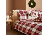 Bettwäsche "Mileja in Gr. 135x200 oder 155x220 cm", rot, B/L: 155cm x 220cm, 1 Stk., 1 Stk., Renforcé, B/L: 80cm x 80cm, 2, Renforcé, Obermaterial: 100% Baumwolle, LEGER HOME BY LENA GERCKE, Bettwäsche, Bettwäsche, Bettwäsche aus Baumwolle, karierte Winterbettwäsche, Weihnachten