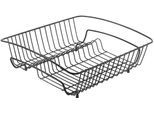 Geschirrständer METALTEX "Rocky-40 Lava", schwarz, B:40cm H:14cm T:37cm, Metall, Geschirrständer, Geschirrständer, exclusive TouchTherm Beschichtung, quadratisch