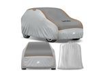 tectake® Autoplane, wasserdicht und atmungsaktiv, mit 4 mm Schaumstoffschicht, 3 längenverstellbare Spanngurte, inklusive Aufbewahrungstasche