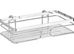 Duschablage WENKO "Premium", silber (glänzend), B:13,5cm H:6,5cm T:24cm, Edelstahl, Regale, Duschablage, 1 Etage