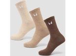 MP Unisex Crew Socks (3 Pack) - Neutral - UK 6-8