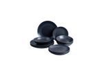 Van Well Tafelservice Luna, Schwarz, Keramik, 12-teilig, lebensmittelecht, Essen & Trinken, Geschirr, Geschirr-Sets, Tafelservice