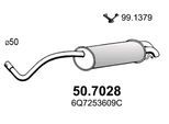 ASSO Endschalldämpfer 507028 für Skoda