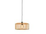 Good & Mojo , Naturfarben , Holz , Bambus , 20 cm , LED-Leuchtmittel austauschbar ,