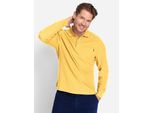 Poloshirt CATAMARAN "Langarm-Poloshirt", Herren, Gr. 64/66, gelb, 60% Baumwolle, 40% Polyester, unifarben, Shirts