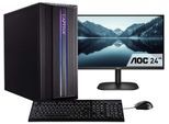 CAPTIVA Business-PC-Komplettsystem "Power Starter R69-386 TFT Bundle", Energieeffizienz: E, schwarz, ohne Betriebssystem, 16 GB RAM 500 GB SSD, Computer_Komplettsysteme, Business-PC-Komplettsystem