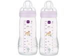 MAM Easy Active™ Baby Bottle kinderfles 4m+ Purple 2x330 ml
