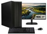 CAPTIVA Business-PC-Komplettsystem "Workstation I75-773 TFT Bundle", Energieeffizienz: E, schwarz, Microsoft Windows 11 Pro (64 Bit), 32 GB RAM 1.000 GB SSD, Computer_Komplettsysteme, Business-PC-Komplettsystem
