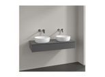 Villeroy und Boch Antao Waschtisch-Unterschrank K13010GK 120x19x50cm, Waschbeckenplattenfarbe Lack, anthracite matt lacquer