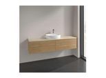 Villeroy und Boch Antao Waschtisch-Unterschrank K25013HN 160x36x50cm, Waschbeckenplattenfarbe botticino, honey oak