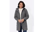 Softshelljacke CASUAL LOOKS, Damen, Gr. 24, grau (anthrazit), 94% Polyester, 6% Elasthan, unifarben, Jacken Softshelljacke