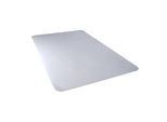 Bodenschutzmatte Floortex Valuemat Basic, rechteckig, für Teppichböden bis H 6 mm, Stärke 2 mm, L 1200 x B 900 mm, Vinyl, transparent
