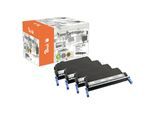 Peach HP 643 A 4 Toner (bk, c/m/y) ersetzt HP No. 643A für z.B. HP Color LaserJet 4700, HP Color LaserJet 4700 DN, HP Color LaserJet 4700 DTN (wiederaufbereitet)