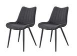 Stuhl-Set Lotta 2er-Set Anthrazit