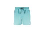 Badeshorts PUMA "PUMA SWIM MEN MID SHORTS 1P", Herren, Gr. XXL, N-Gr, grün (mint), Web, Obermaterial: 100% Polyester, Badehosen Badeshorts, High-Tech Reißverschluss an der Gesäßtasche, Seitentaschen