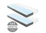Primatex , Weiß , Textil , Füllung: Polyester, Vlies , rechteckig , 90x200 cm , Bezug abnehmbar/waschbar, Ober- und Unterseite versteppt, für Hausstauballergiker geeignet, optimale Belüftung, für verstellbare Lattenroste geeignet, mit Aloe Vera, atmungsaktiv, schadstoffgeprüft, Bezug rundum abnehmbar, Matratzenentfaltung in 48 Stunden , Schlafzimmer, Matratzen, Kaltschaummatratzen