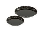 Riess , Schwarz , Metall , hitzebeständig, lebensmittelecht , Kochen & Essen, Backen, Backbleche