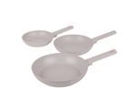Möbelix , Taupe , Metall , 1 L, 1.7 L, 2.4 L l , antihaftbeschichtet ,