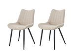 Stuhl-Set Lotta 2er-Set Creme