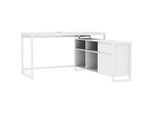 Mid.you Eckschreibtisch , Weiss , Holzwerkstoff , 1 Schublade(n) Schubladen , rechteckig , eckig, U-Form , 139x75x139 cm , Kabeldurchlass, seitenverkehrt montierbar , Büromöbel, Schreibtische, Eckschreibtische