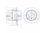 DELPHI Bremsscheibe bg3592 272mm 10mm für BMW