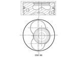 MAHLE Kolben 0308600 für Zylinder 1-2 CUPRA