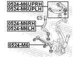 FEBEST Lenker, Radaufhängung 0524m6uprh vorne rechts für Ford MAZDA