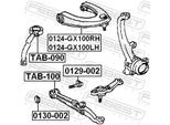 FEBEST Lenker, Radaufhängung 0124gx100lh vorne links für TOYOTA