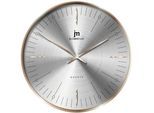 Wanduhr CHRISTOFFEL "Wanduhr Lowell", beige (beige, silberfarben), Wanduhren, Wanduhr