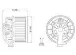 MAHLE Innenraumgebläse ab256000s für VW