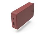 HAMA Powerbank "Powerbank 20000mAh, 2 Ausgänge: USB-C, USB-A", rot, 20.000mAh, Akkumulatoren, Powerbank