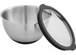 Schüssel OTTO HOME "Sissela, inkl. Deckel, Ø 14 / 18 / 22 cm", silber (silberfarben), Edelstahl 18/10, Schüsseln, Schüssel, Ideal zum Zubereiten, Lagern und Servieren von Speisen