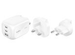 BELKIN USB-Ladegerät "BoostCharge Pro 3-Port-GaN-Charger (100 W)", weiß, B:4,5cm H:10,5cm T:10,2cm, Ladegeräte, USB-Ladegerät