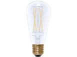 SEGULA LED-Leuchtmittel "LED Rustika Long Style", Energieeffizienz: G (A-G), transparent, L:14,5cm Ø:6,5cm, Leuchtmittel, LED Rustika Long Style, E27, CRI 90, dimmbar
