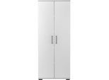 Germania Aktenschrank 4250-69 GW-Profi, in Lichtgrau, mit Metallgriffen, 80 x 200 x 40 cm (BxHxT)