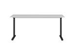 Germania Schreibtisch 4252-581 GW-Profi, in Lichtgrau/Schwarz, me. höheneinstellbar, 160 x 80 x 80 cm (BxHxT)