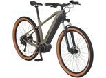 E-Bike PROPHETE "Dice 3.0" Gr. 48, schwarz (schwarz, schwarz), Elektrofahrräder, 48cm, 29 Zoll (73,66cm), E-Bike, Pedelec, Elektrofahrrad für Damen und Herren, MTB